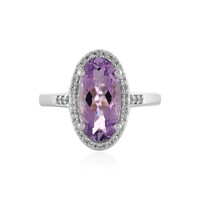 Anillo en plata con Amatista Rosa de Francia