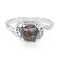 Anillo en plata con Astrofillita