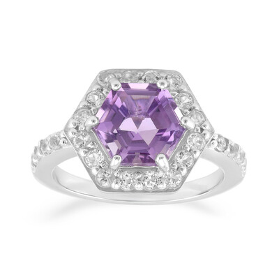 Anillo en plata con Amatista