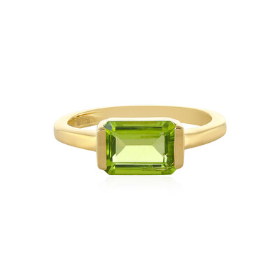 Anillo en plata con Peridoto