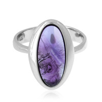 Anillo en plata con Amatista