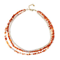 Collar en plata con Ópalo de fuego de México