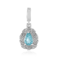 Colgante en plata con Apatita azul