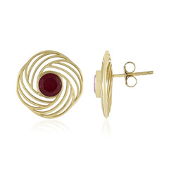Pendientes en oro con Rubí de Madagascar (Ornaments by de Melo)