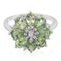 Anillo en plata con Turmalina Paraíba