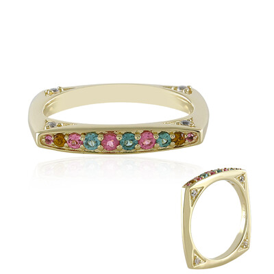Anillo en oro con Turmalina rosa de Brasil (de Melo)