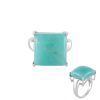 Anillo en plata con Amazonita