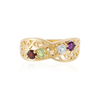 Anillo en plata con Amatista de Zambia