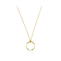 Collar en plata con Perla blanca Freshwater (Joias do Paraíso)