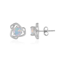 Pendientes en plata con Ópalo de Welo