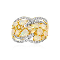 Anillo en plata con Ópalo de Welo