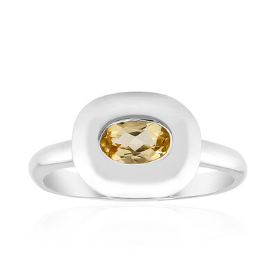 Anillo en plata con Topacio imperial (Pallanova)