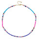 Collar en plata con Ópalo azul de Etiopía
