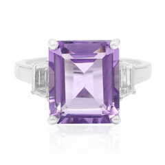 Anillo en plata con Amatista