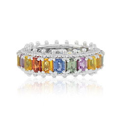 Anillo en plata con Zafiro (Dallas Prince Designs)