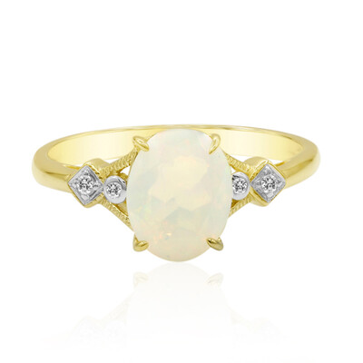 Anillo en oro con Ópalo de Welo (Adela Gold)