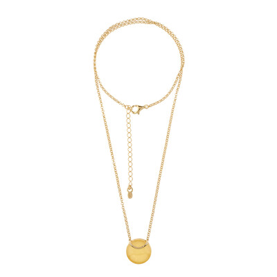 Collar en plata con Ámbar báltico Milky (dagen)
