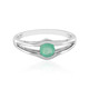 Anillo en plata con Esmeralda de Rusia