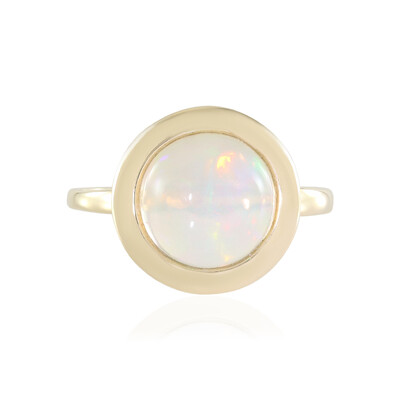 Anillo en oro con Ópalo Welo AAA (de Melo)