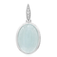 Colgante en plata con Aguamarina