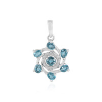 Colgante en plata con Cianita petróleo