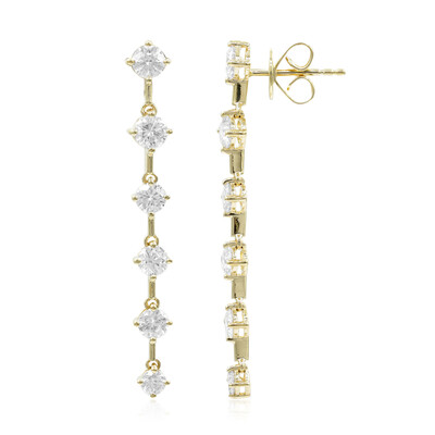 Pendientes en oro con Diamante I1 (H)  (CIRARI)