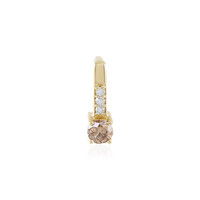 Colgante en oro con Diamante champán I2