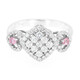 Anillo en plata con Zafiro Padparadscha