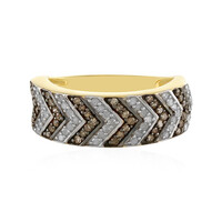 Anillo en plata con Diamante champán I4