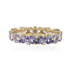 Anillo en oro con Tanzanita (de Melo)