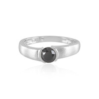 Anillo en oro con Diamante negro