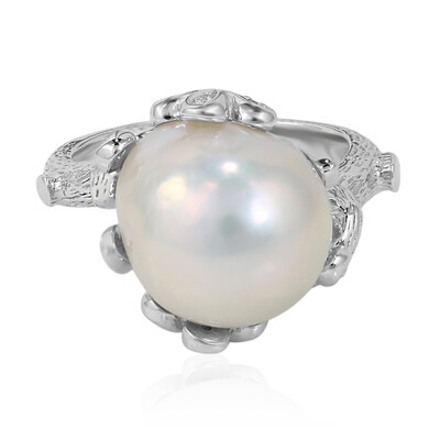 Anillo en plata con Perla Freshwater (TPC)
