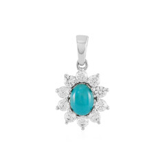 Colgante en plata con Turquesa de Arizona