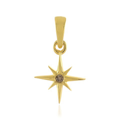 Colgante en plata con Diamante I3 champán