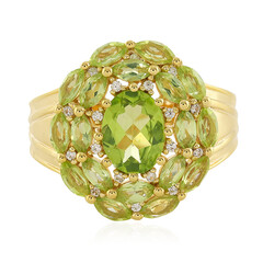 Anillo en plata con Peridoto