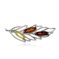 Broche en plata con Ámbar