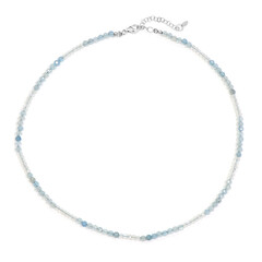 Collar en plata con Aguamarina
