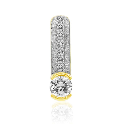 Colgante en oro con Diamante IF (D) (Annette)