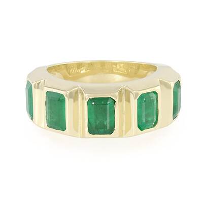 Anillo en oro con Esmeralda de Sao Francisco (de Melo)