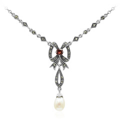 Collar en plata con Perla Freshwater