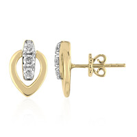 Pendientes en oro con Diamante IF (D)