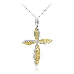 Collar en oro con Diamante amarillo SI2 (CIRARI)