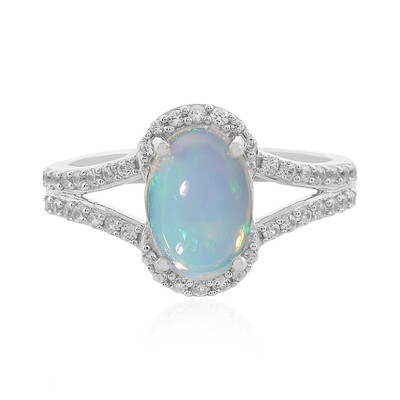 Anillo en plata con Ópalo de Welo