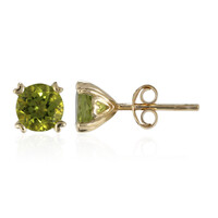 Pendientes en plata con Peridoto