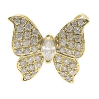 Colgante en oro con Diamante SI1 (H) (CIRARI)
