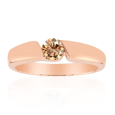 Anillo en oro con Diamante rosa de Francia de Argyle VS1 (Annette)