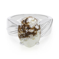 Anillo en plata con Magnesita
