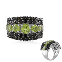 Anillo en plata con Peridoto