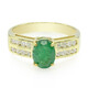 Anillo en plata con Esmeralda de Bahía