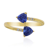 Anillo en oro con Tanzanita AAA